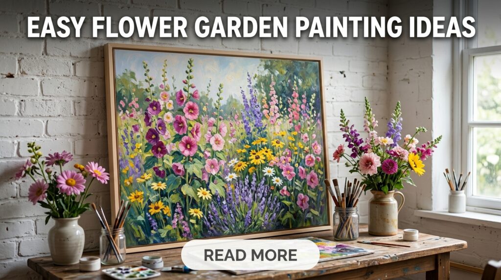 Flower Garden Painting 