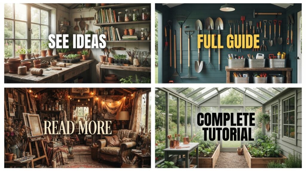 Garden Shed Interiors