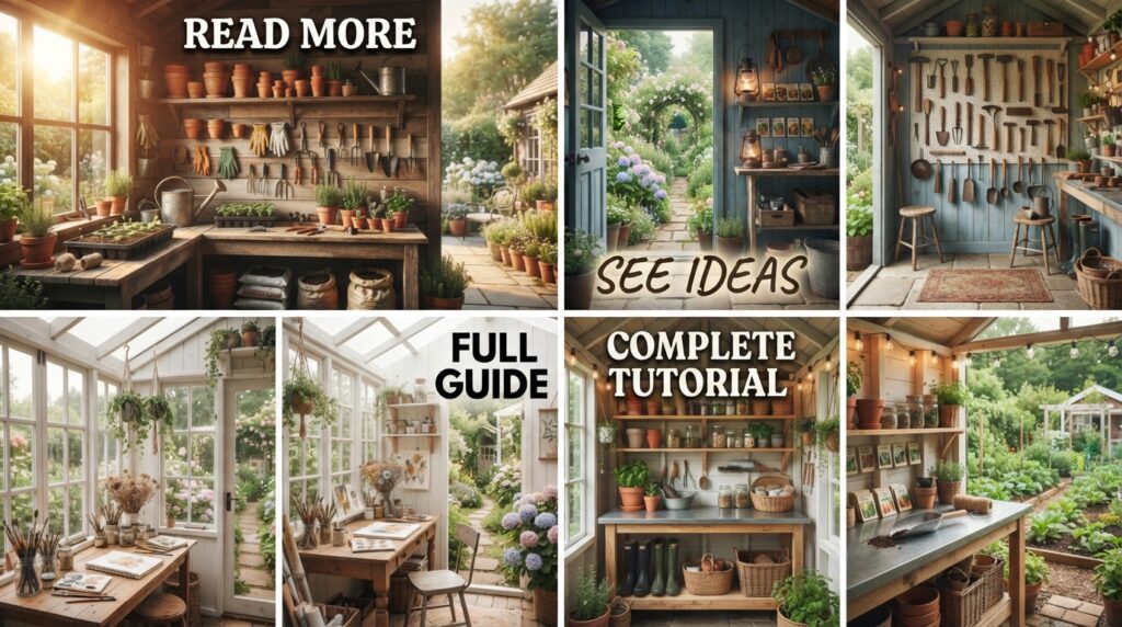 Garden Shed Interiors
