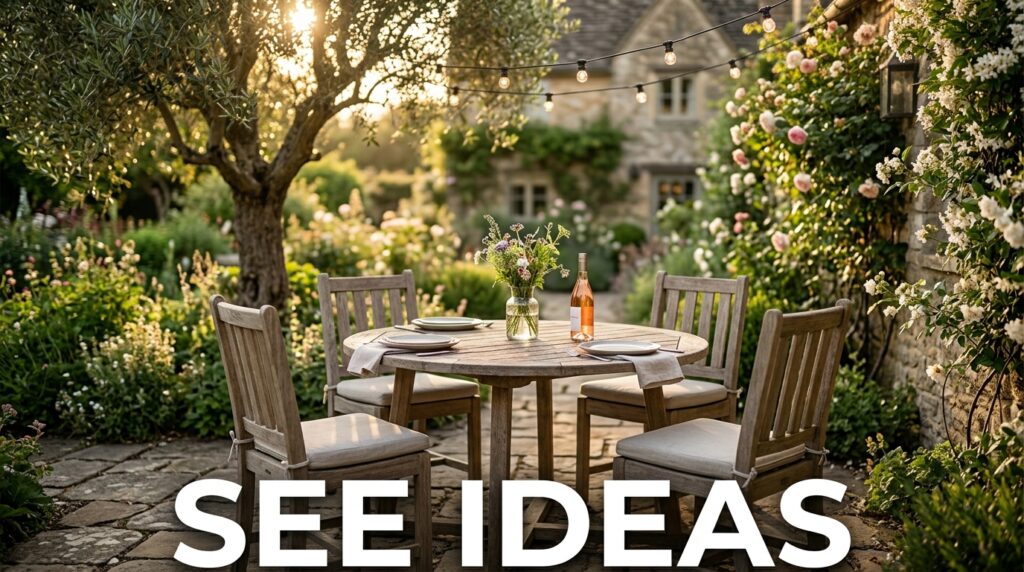 Garden Table and Chairs Ideas