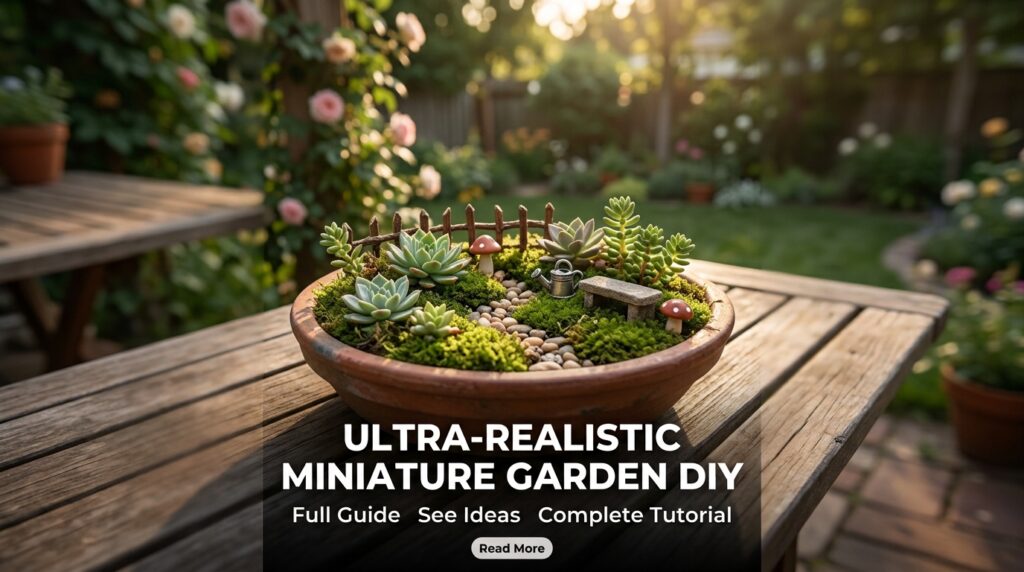 Miniature Garden DIY