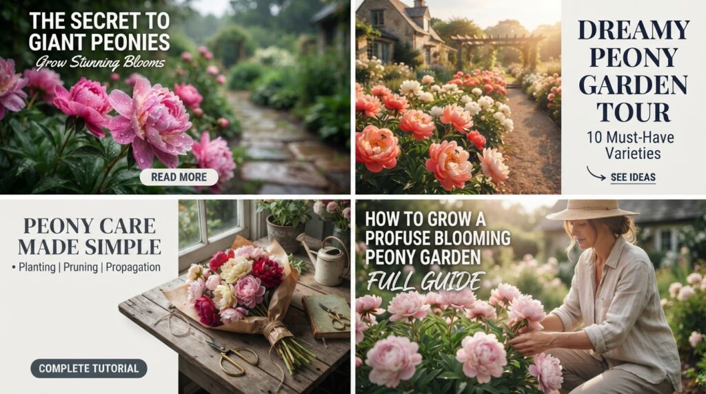 Peonies Garden