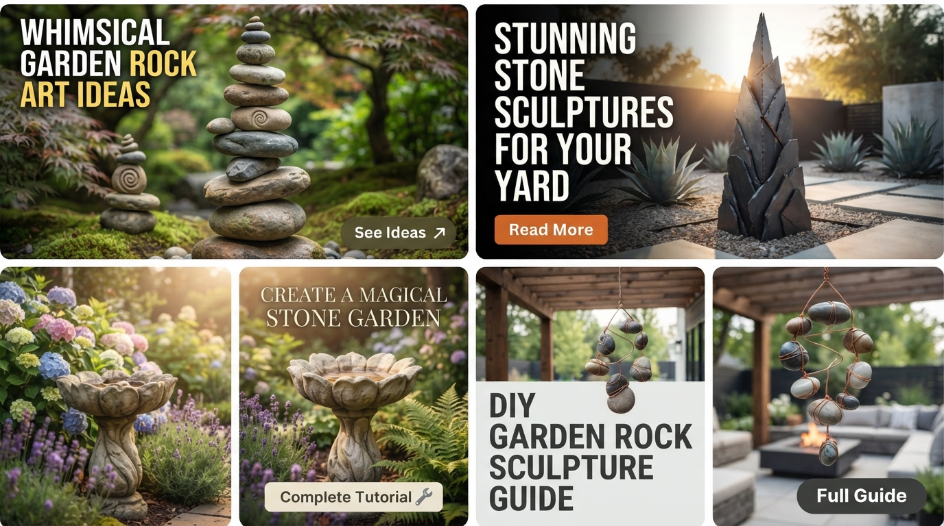 Rock Sculptures Garden Stone Art