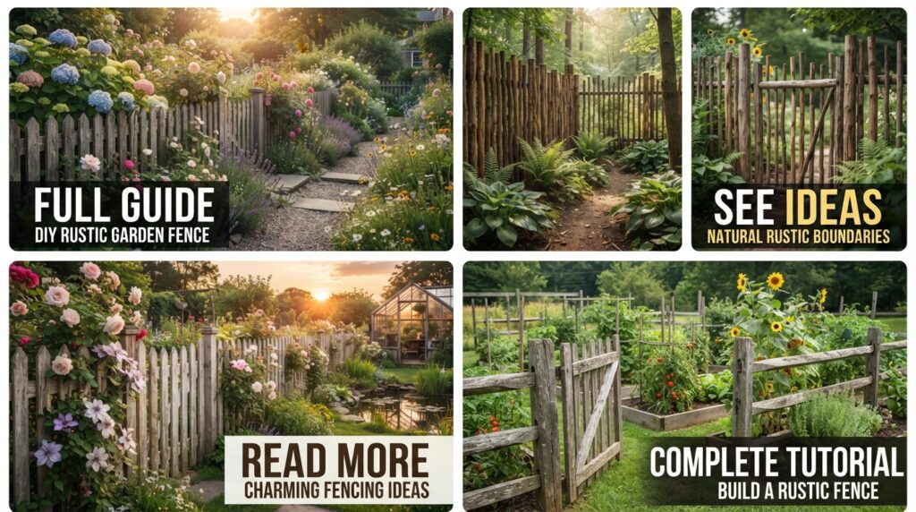 Rustic Garden Fence