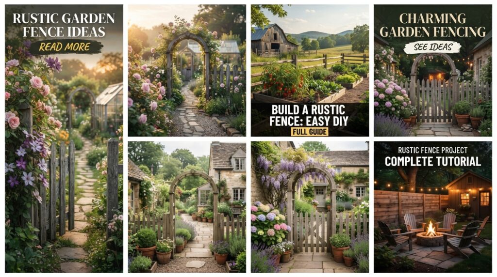 Rustic Garden Fence