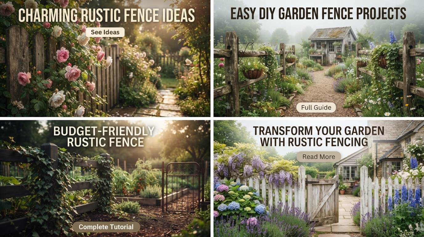 Rustic Garden Fence