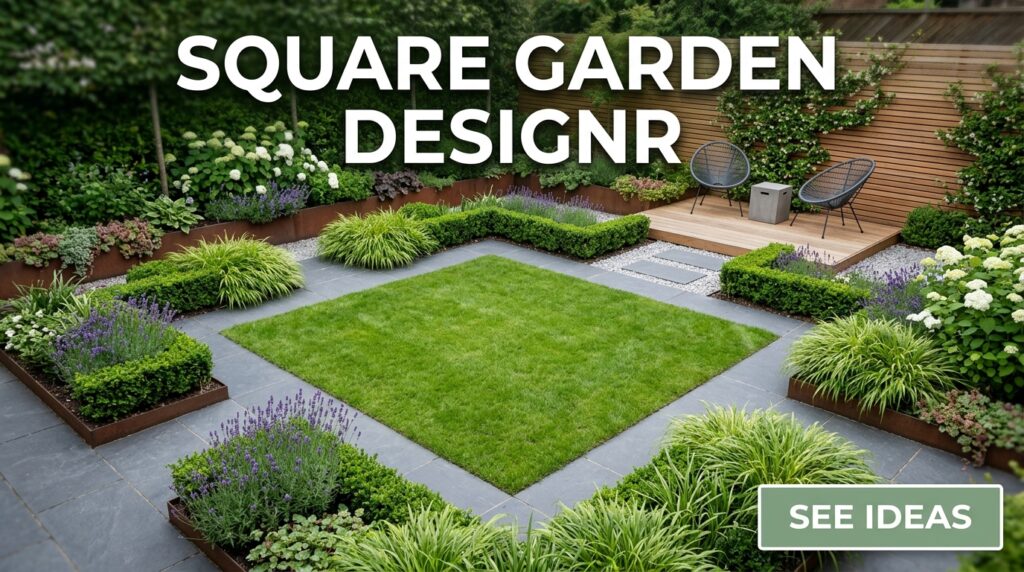 Square Garden Design