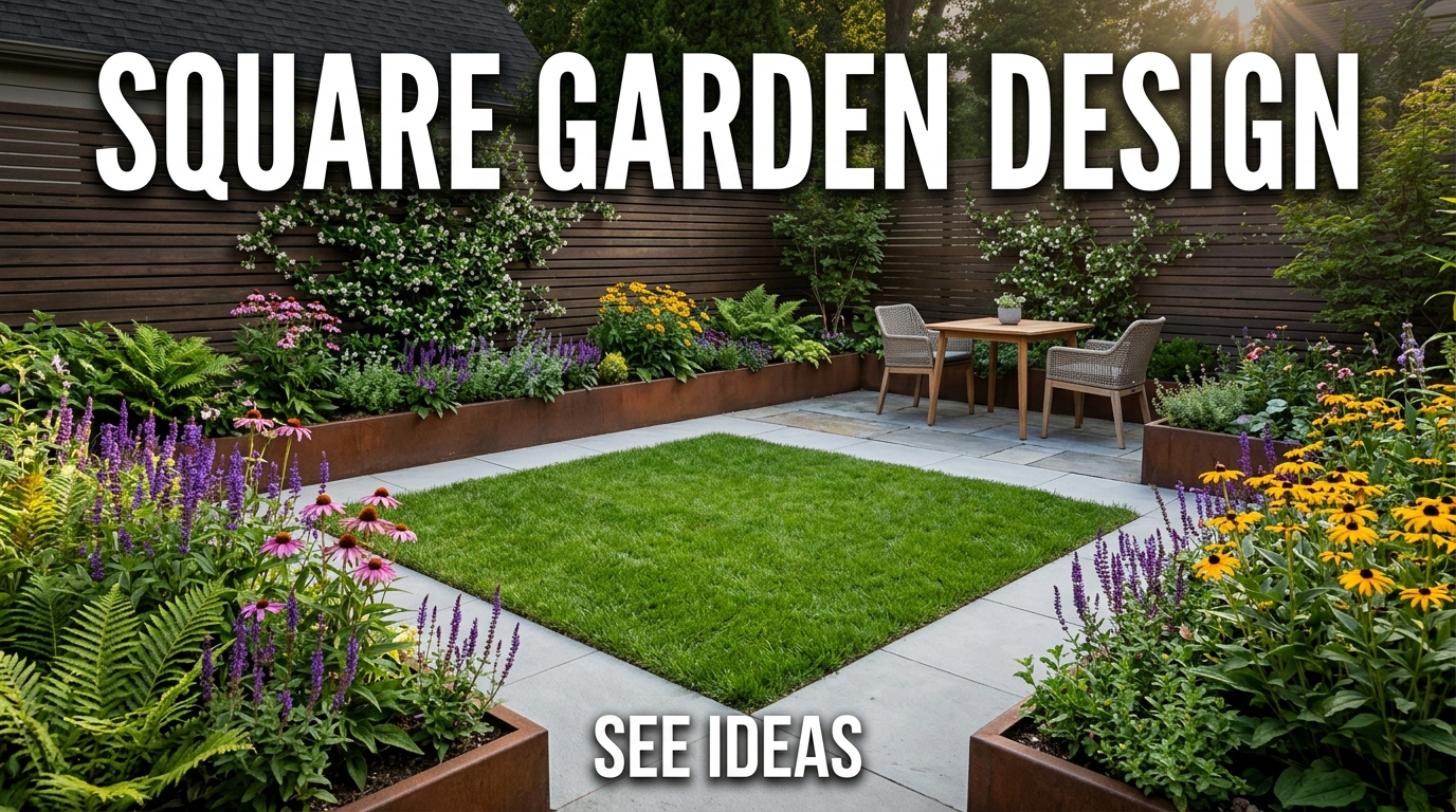 Square Garden Design