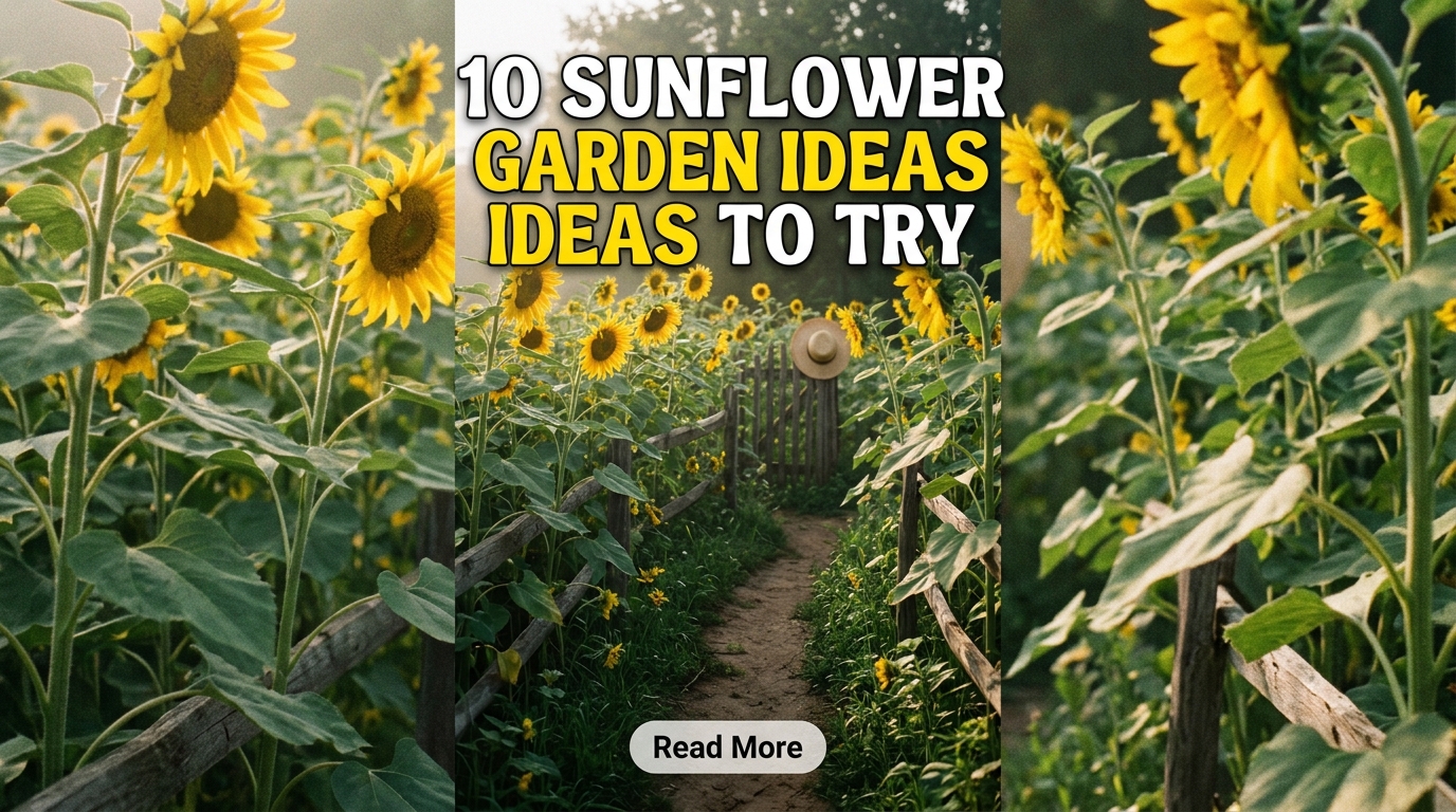 sunflower garden ideas