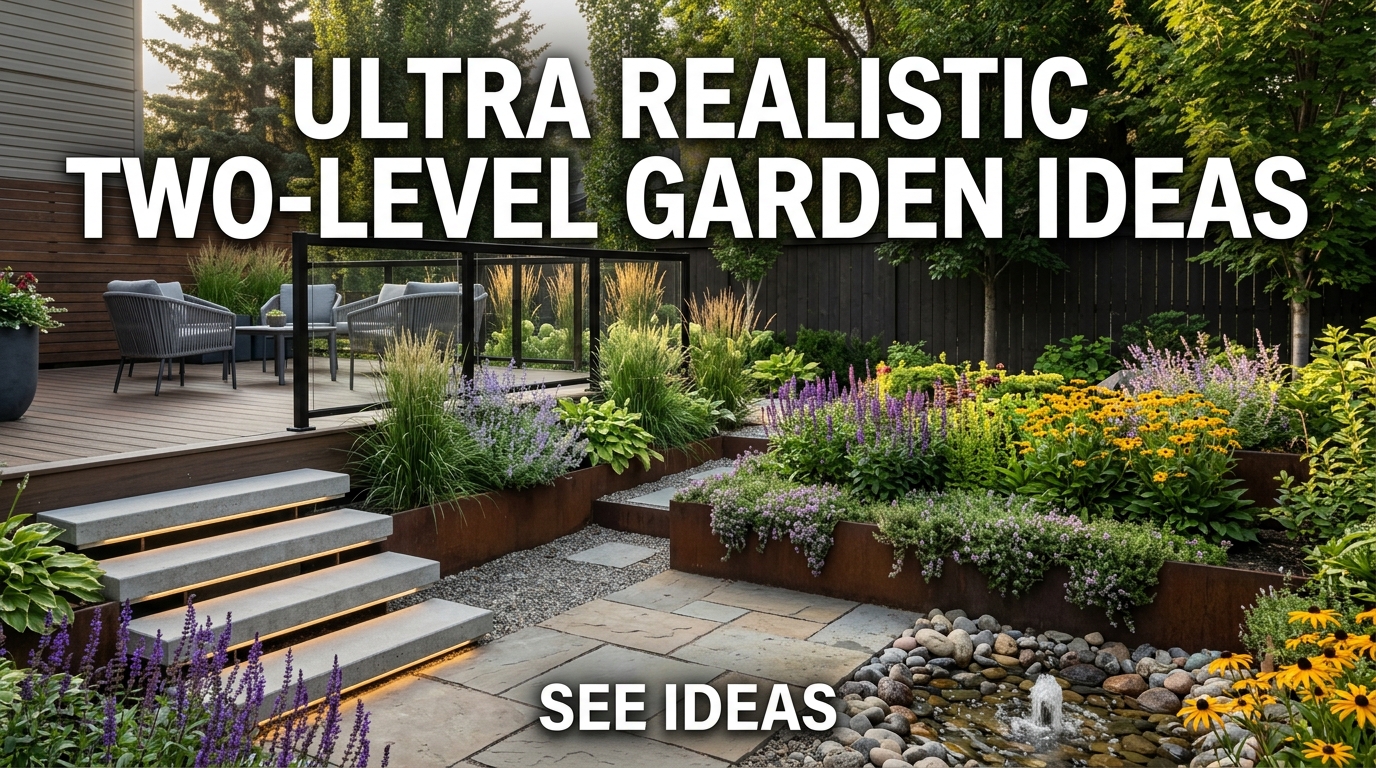 Two Level Garden Ideas