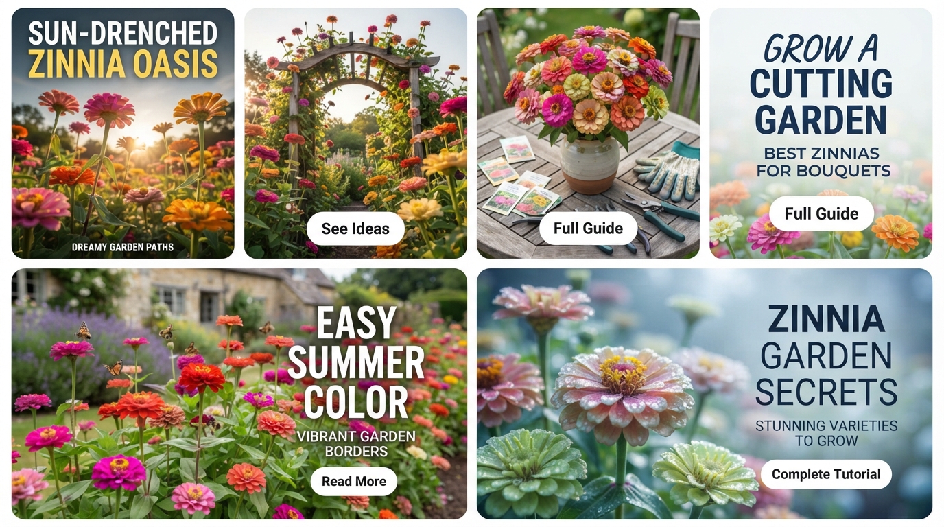 Zinnias Garden Ideas