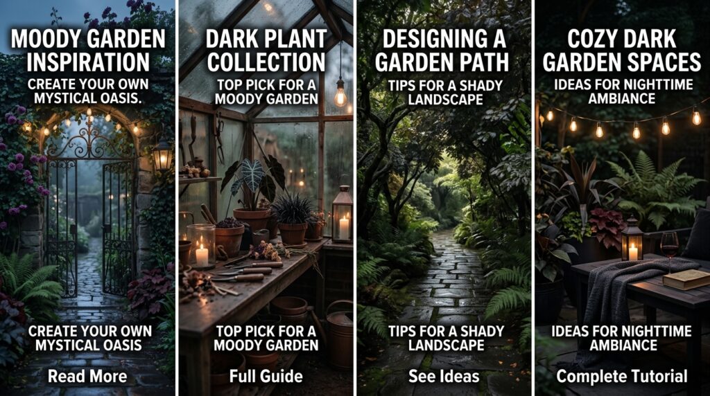 Dark Garden Aesthetic