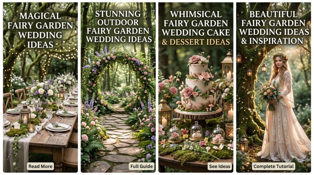 Fairy Garden Wedding Ideas
