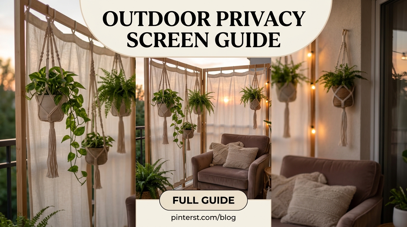 Garden Privacy Screen