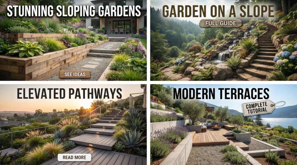 Sloping Garden Ideas
