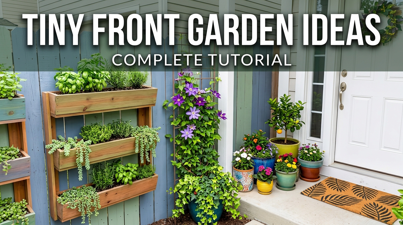 Tiny Front Garden Ideas